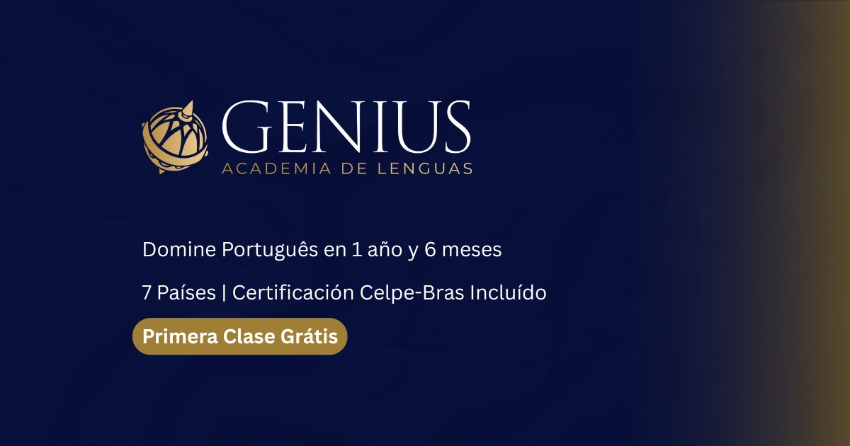 GENIUS Academia de Lenguas - Clases de Portugués